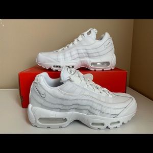 Nike Air Max 95 Essential White Grey chunky sneakers Women 8.5